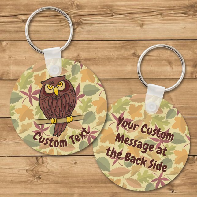 Owl Cartoon Keychain (Creator Uploaded)