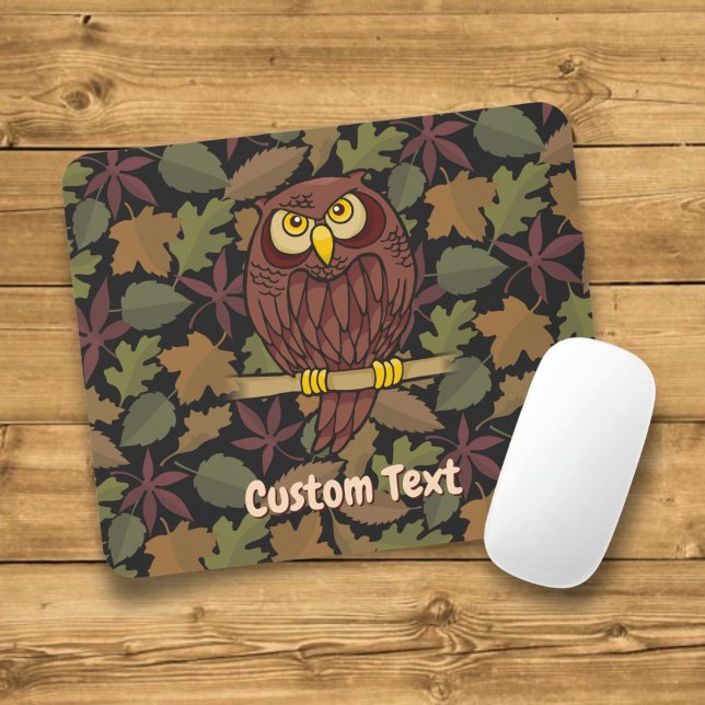 Owl Cartoon Mouse Pad (Creator Uploaded)