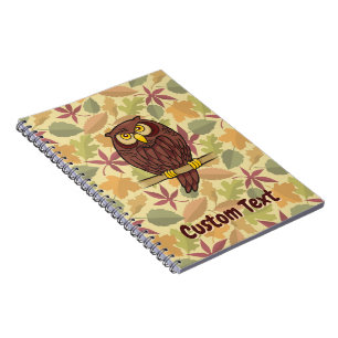 Owl Cartoon Notebook