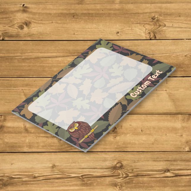 Owl Cartoon Notepad (Creator Uploaded)