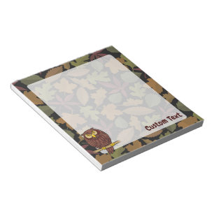 Owl Cartoon Notepad