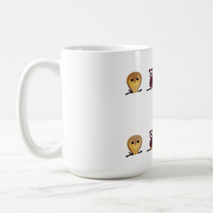Owl, cartoon owl coffee mug