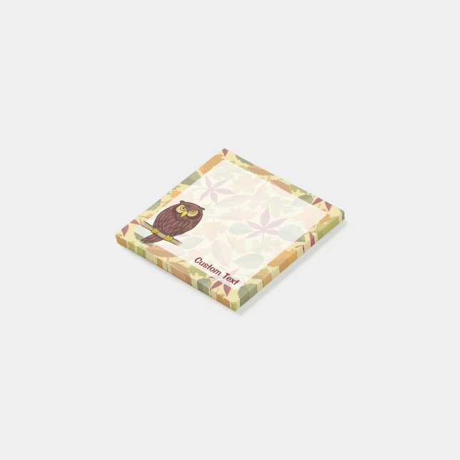 Owl Cartoon Post-it Notes (Angled)