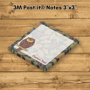 Owl Cartoon Post-it Notes
