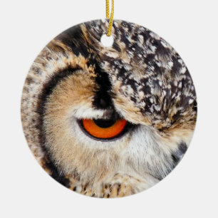 OWL CERAMIC ORNAMENT
