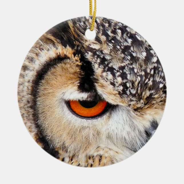 OWL CERAMIC ORNAMENT (Front)