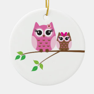 Owl Ceramic Ornament