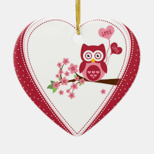 Owl Ceramic Tree Decoration