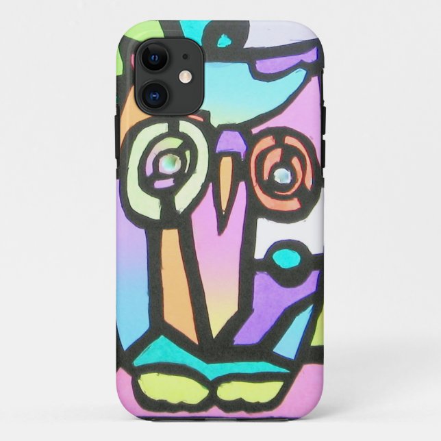 owl children's drawing Case-Mate iPhone case (Back)