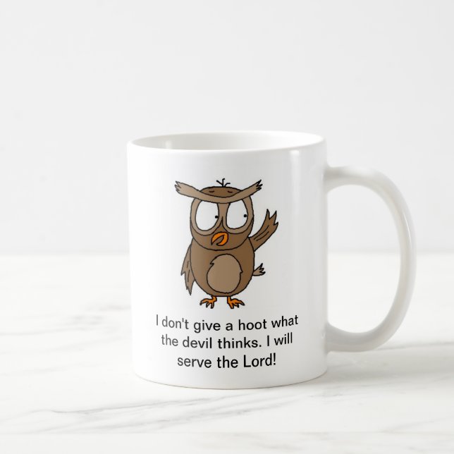 Owl Christian Mug (Right)