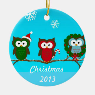 Owl Christmas Ornament