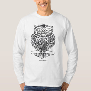 Owl (classic) - Men's Long Sleeve Shirt