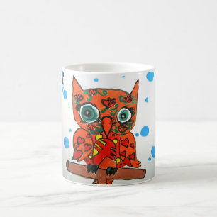 owl coffee mug
