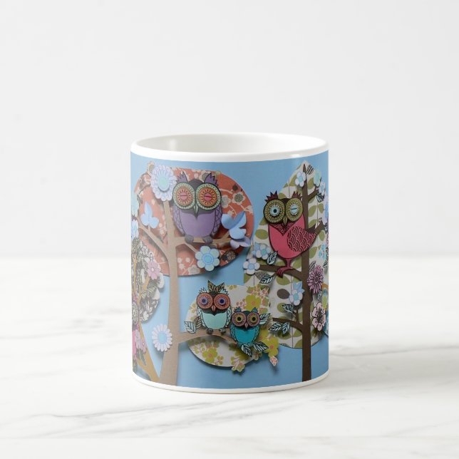 owl coffee mug (Center)