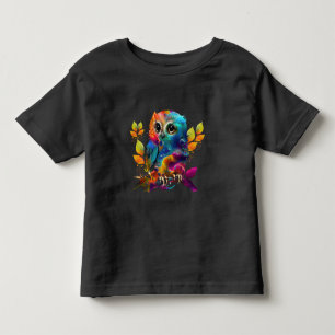 OWL COLORFUL ABSTRACT TODDLER T-Shirt