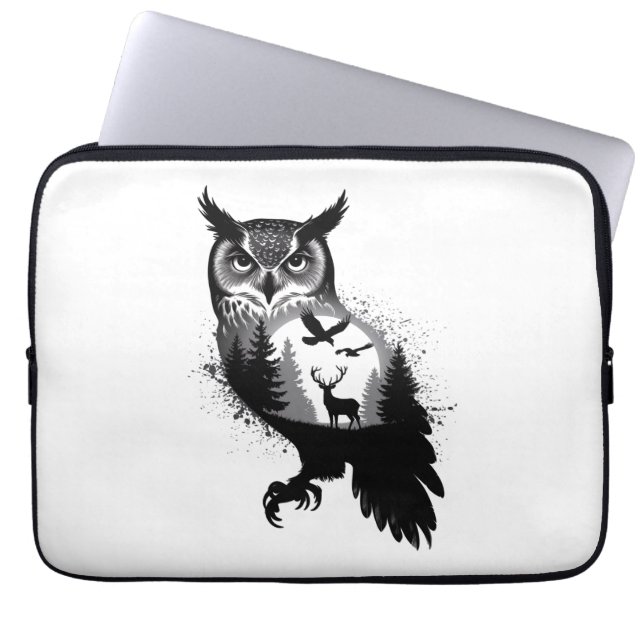 Owl – Computer Accessories Bag (Front)