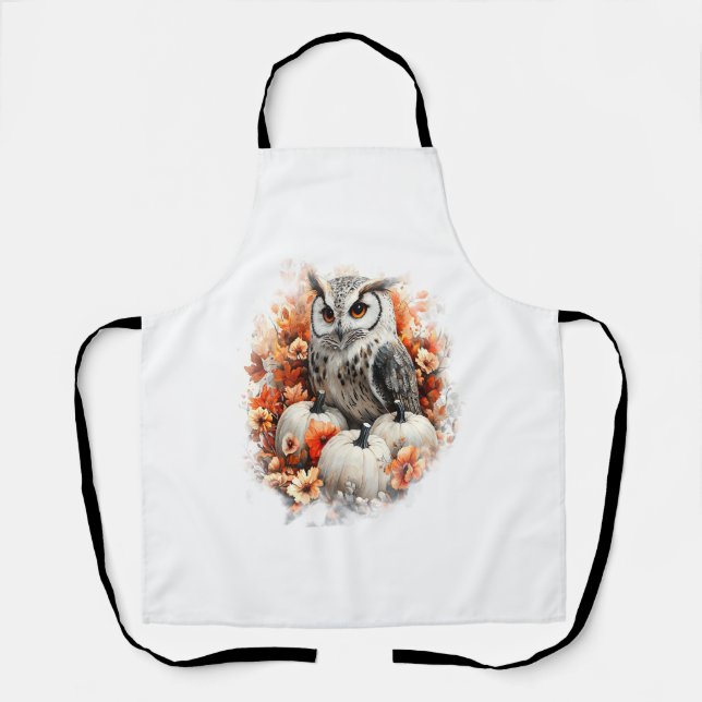 Owl Country Pumpkin Apron (Front)