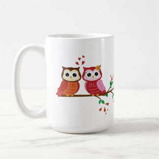 Owl Couple Valentine's Day mug