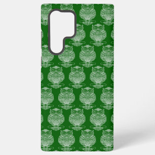 Owl (dark green) - Samsung Case