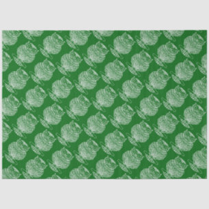 Owl (dark green) - Tissue Paper