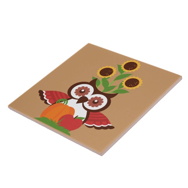 Owl design tile (Side)