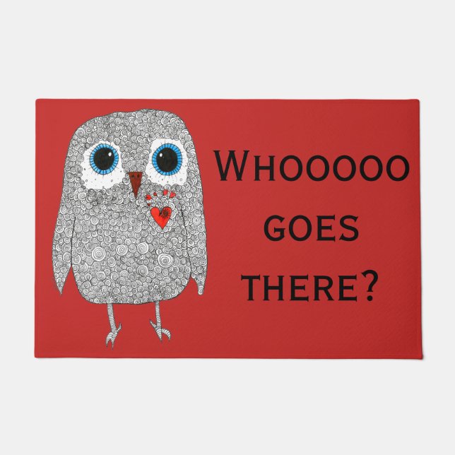 Owl Door Mat 24" x 36" (Front)