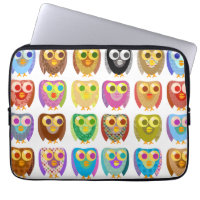 Owl Extravaganza Fun Patterned Owl Design Art