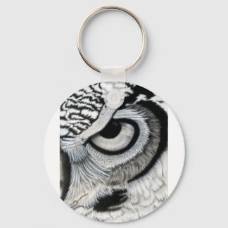 Owl Eye right side 2 of 2 Key Ring