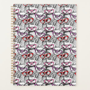 Owl Eyeglasses Pattern Planner