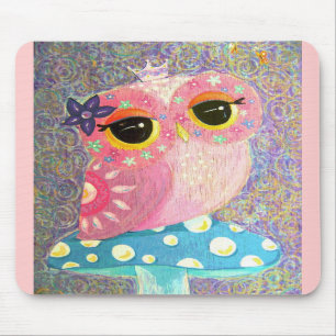 Owl Fairy Princess Mousepad