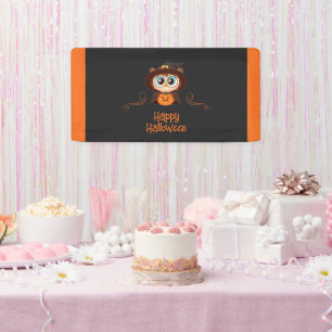 Owl/Fall/Autumn/Halloween/pumpkin Banner