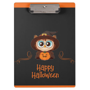 Owl/Fall/Autumn/Halloween/pumpkin Clipboard