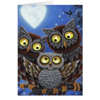 Owl Family Card