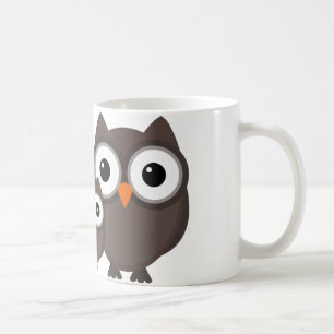 Owl family mug