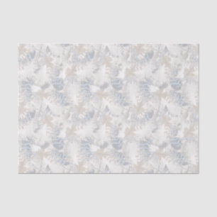 owl Feathers, grey, beige and blue, bird, light, Tissue Paper