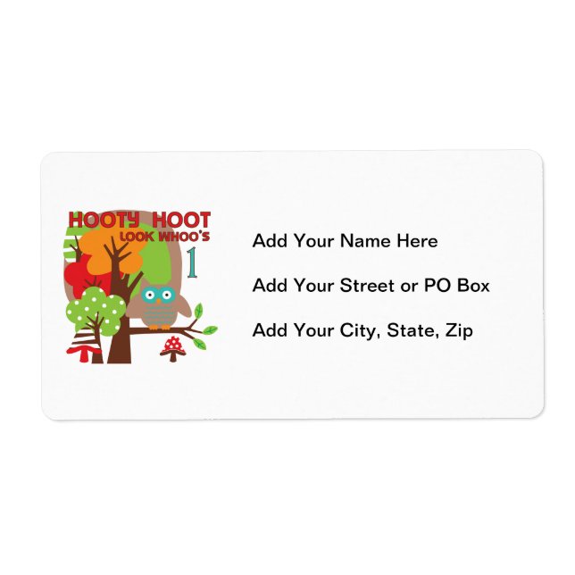 Owl First Birthday T-shirts and Gifts (Front)