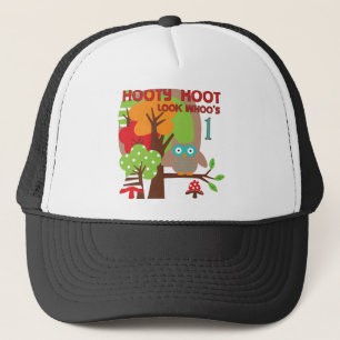 Owl First Birthday T-shirts and Gifts Trucker Hat