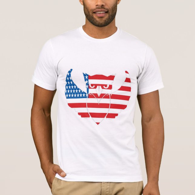 owl-flag t-shirt (Front)