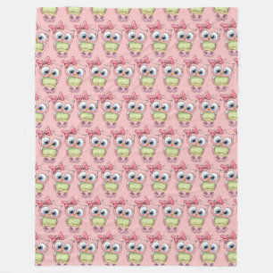Owl Fleece Blanket