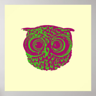 Owl for walls poster