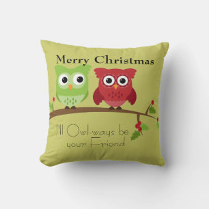 Owl Friends Pillow