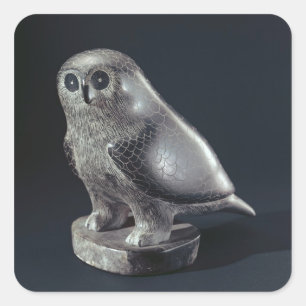 Owl, from Cape Dorset Square Sticker