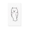 Owl - Fun cute totem line drawing art CUSTOMIZE IT