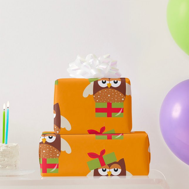Owl Gift Wrapping Paper (Creator Uploaded)