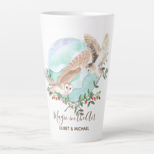 OWL GIFTS - Personalised Latte Mug (Front)