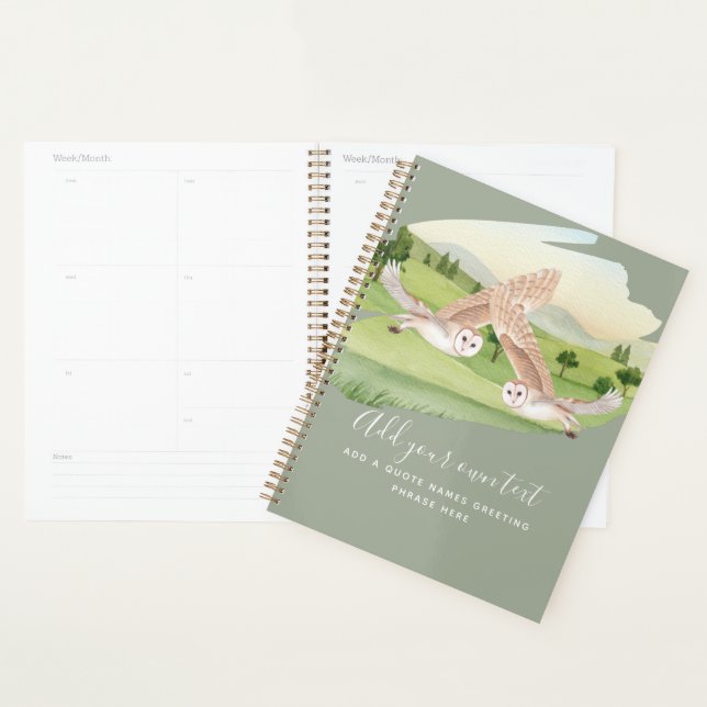 OWL GIFTS - Personalised Planner (Display)