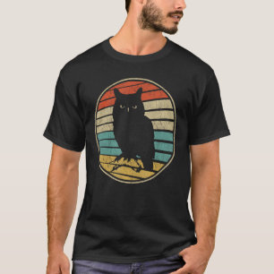 Owl Graphic Retro Vintage 70s 80s Wild Bird Aves F T-Shirt
