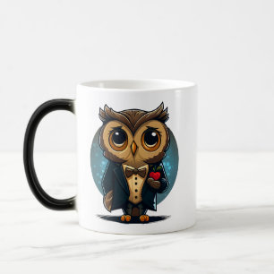 Owl Groom in Love: Perfect Valentine's Day Gift Magic Mug