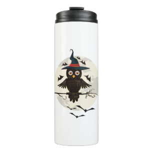 Owl Halloween Thermal Tumbler