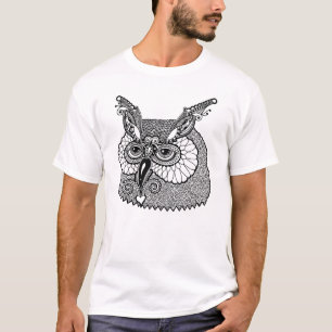 Owl Head Zendoodle T-Shirt